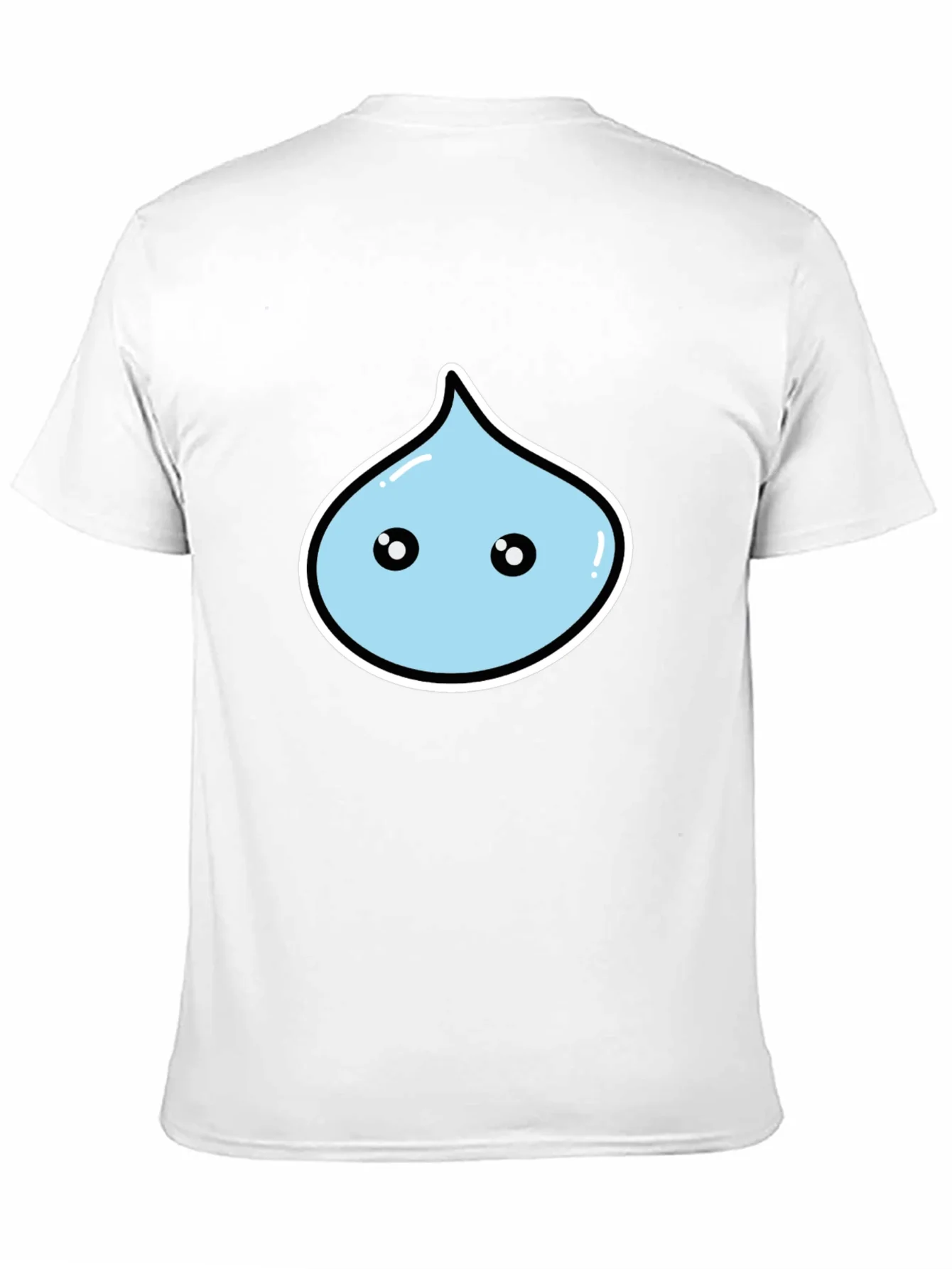 Rebbecca Kawaii Droplet Graphic Black T-Shirt