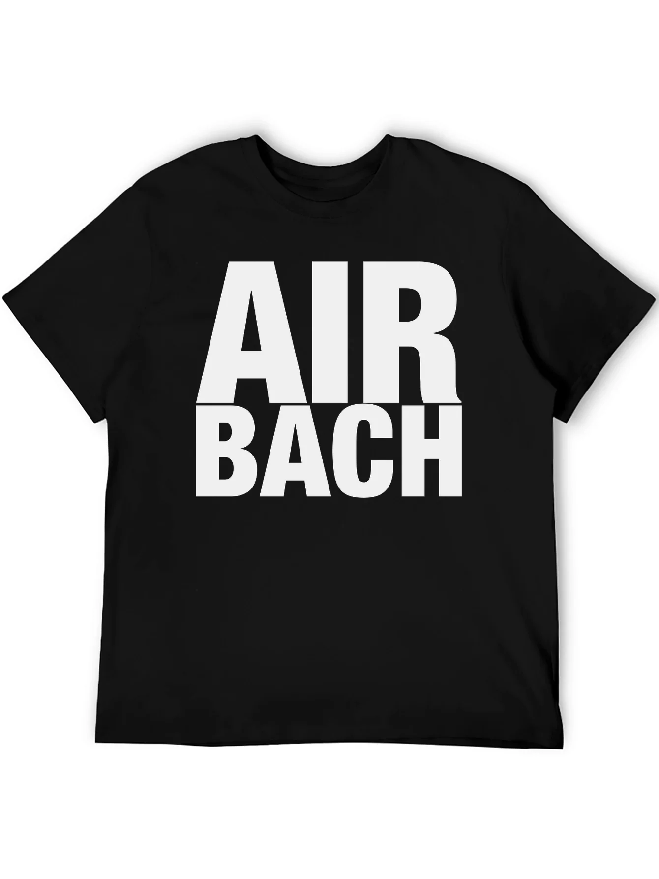 Camiseta Negra Air Bach - Estilo ¨²nico