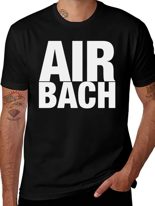 Camiseta Negra Air Bach - Estilo ¨²nico