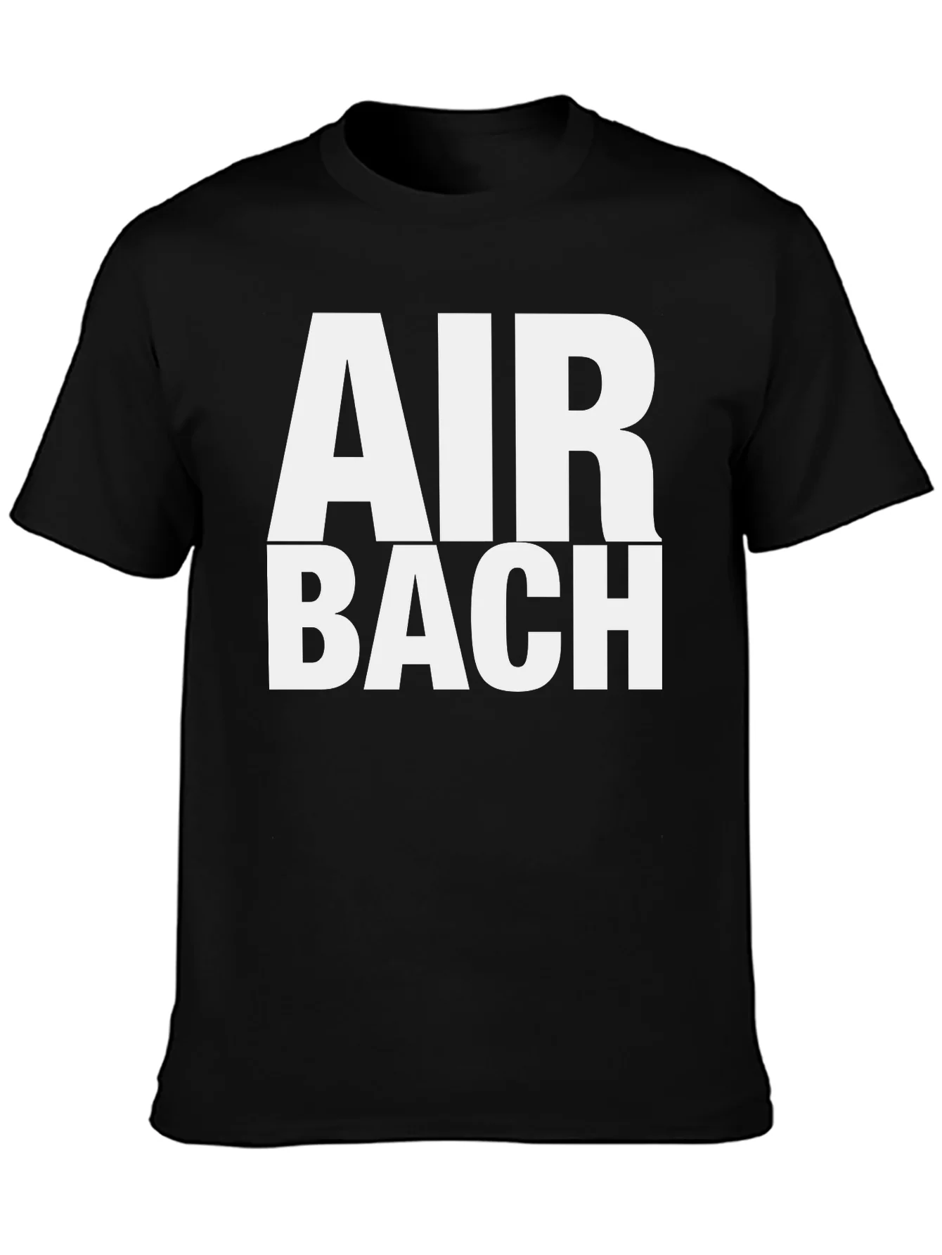 Camiseta Negra Air Bach - Estilo ¨²nico