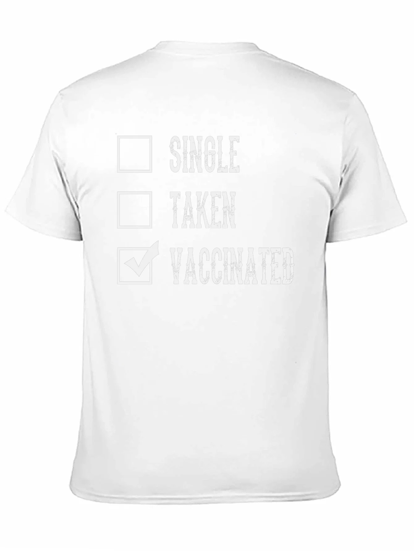 Rebbecca Single Taken Vaccinated T-Shirt Novelty Tee
