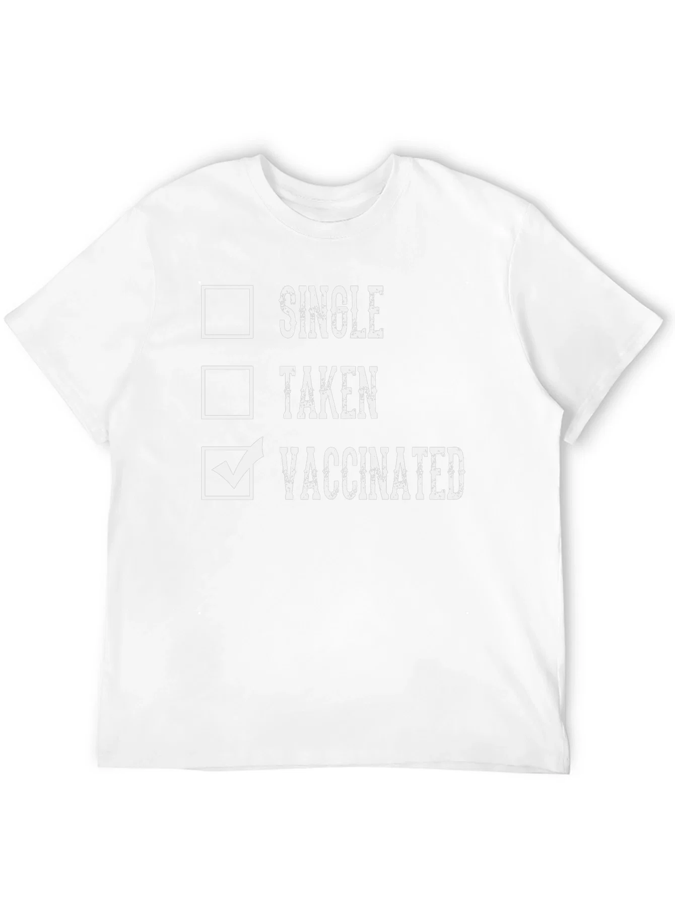 Rebbecca Single Taken Vaccinated T-Shirt Novelty Tee