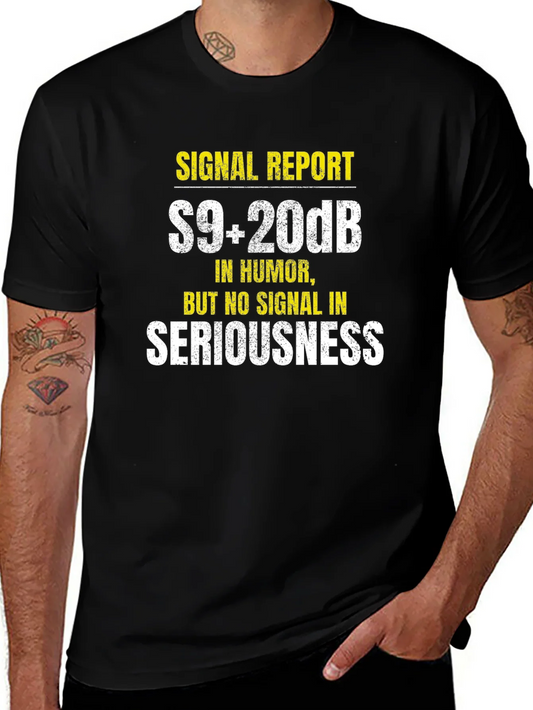 Rebbecca Funny Ham Radio T-Shirt - S9+20dB Humor