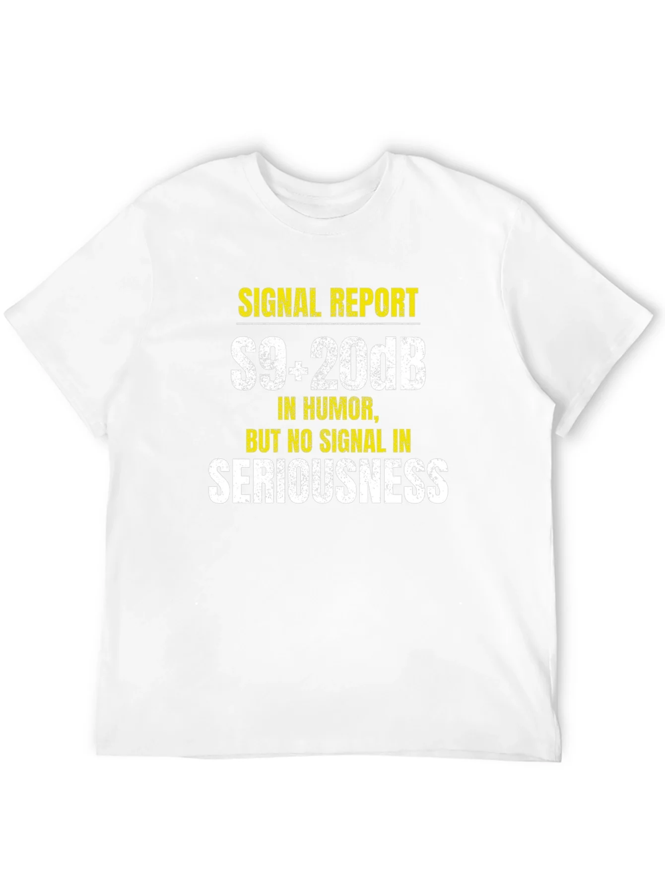Rebbecca Funny Ham Radio T-Shirt - S9+20dB Humor