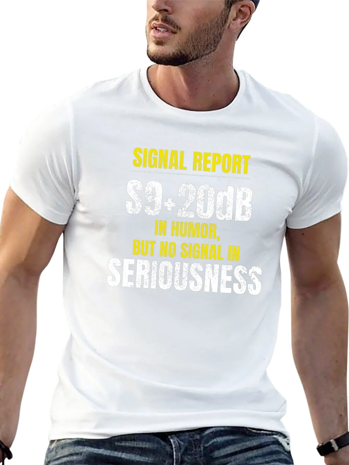 Rebbecca Funny Ham Radio T-Shirt - S9+20dB Humor