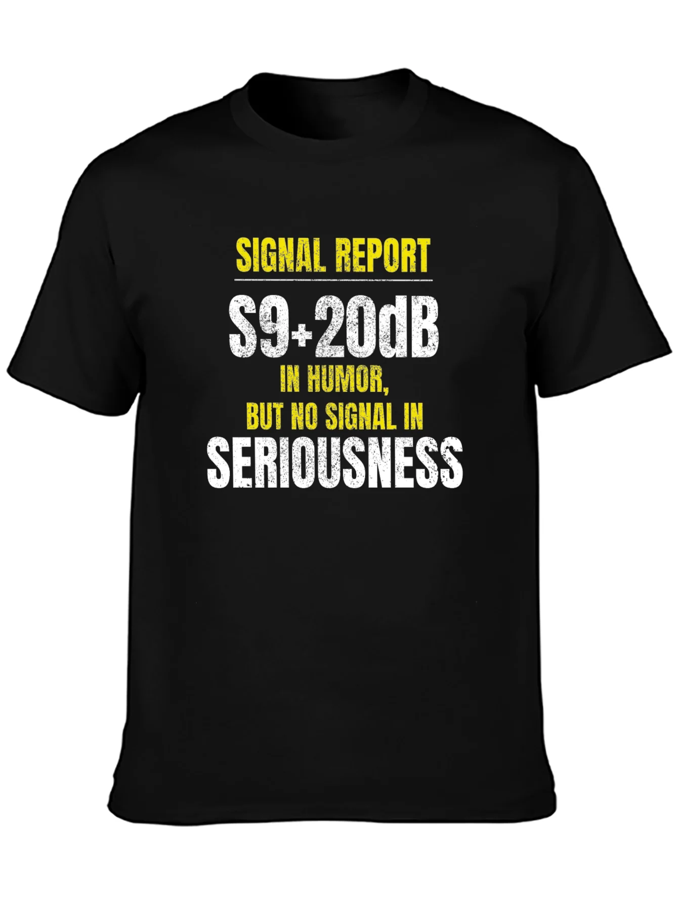 Rebbecca Funny Ham Radio T-Shirt - S9+20dB Humor