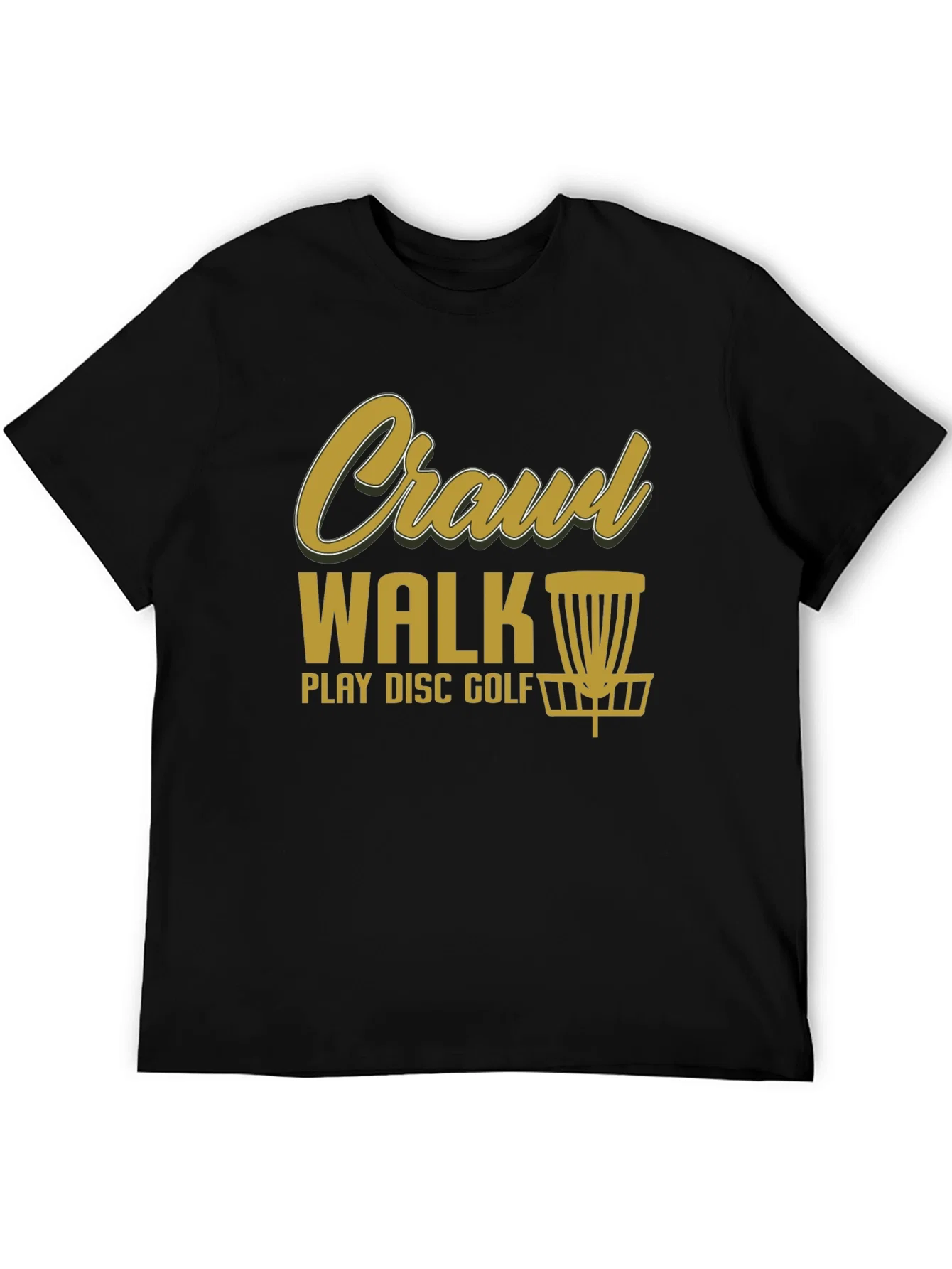 Rebbecca Crawl Walk Play Disc Golf T-Shirt