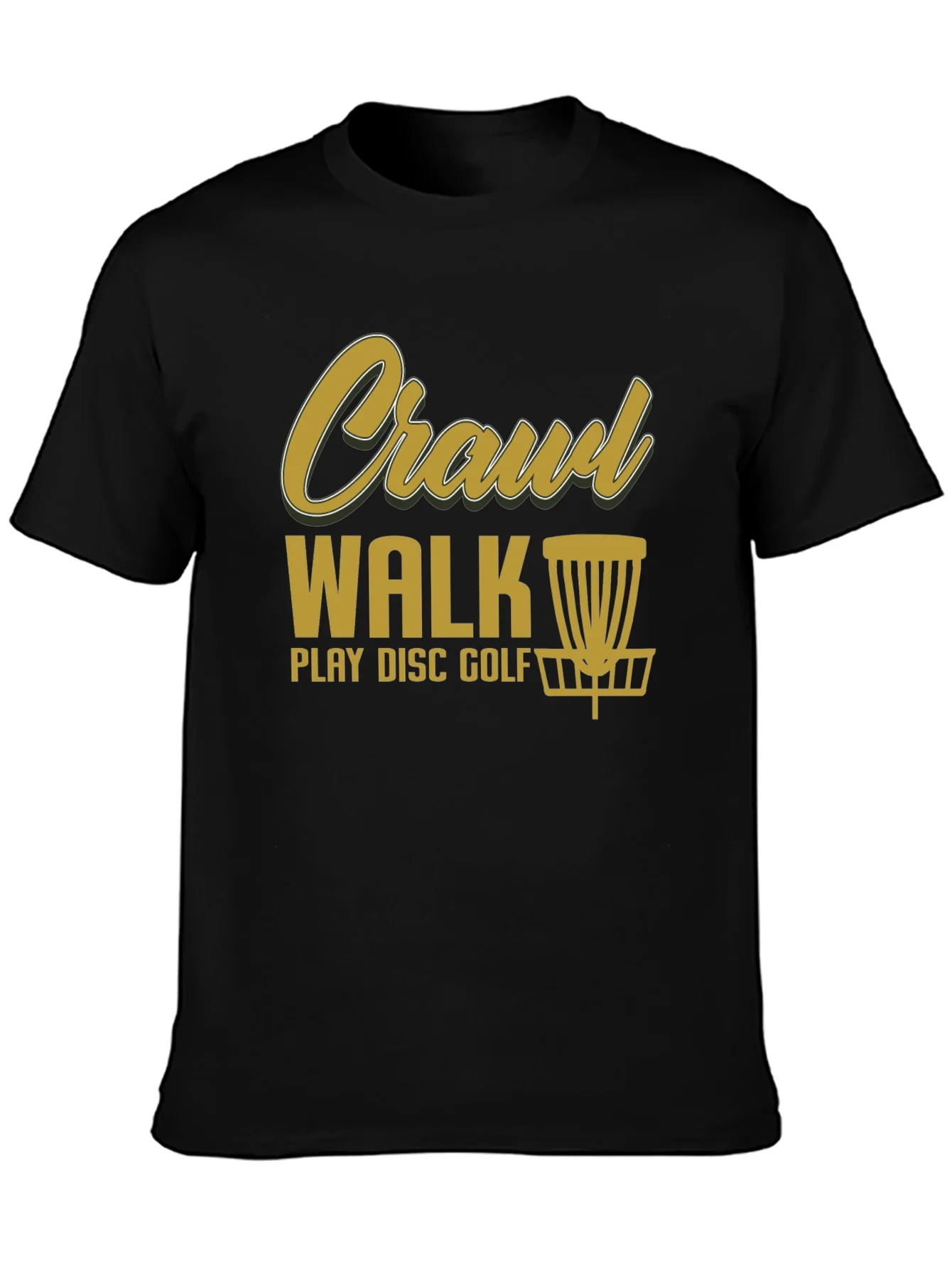 Rebbecca Crawl Walk Play Disc Golf T-Shirt