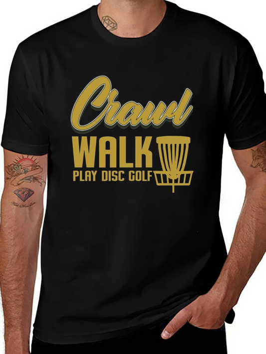 Rebbecca Crawl Walk Play Disc Golf T-Shirt
