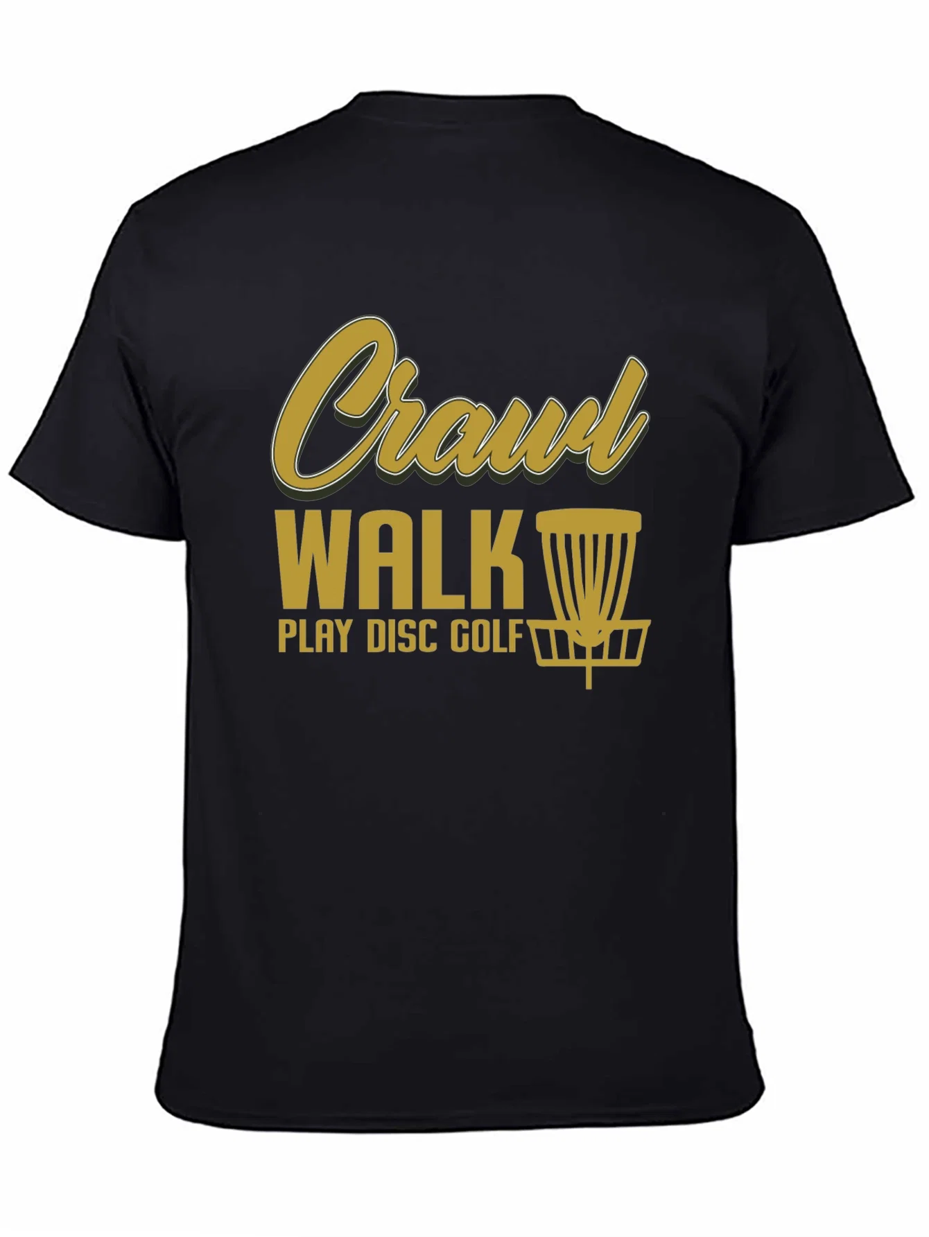 Rebbecca Crawl Walk Play Disc Golf T-Shirt