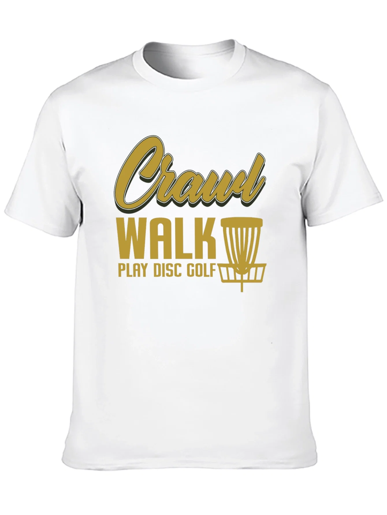 Rebbecca Crawl Walk Play Disc Golf T-Shirt