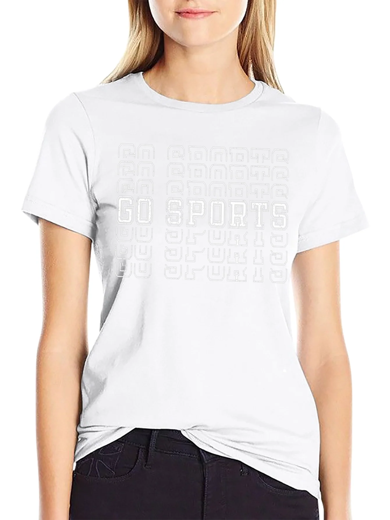 Rebbecca Go Sports T-Shirt - Black Graphic Tee
