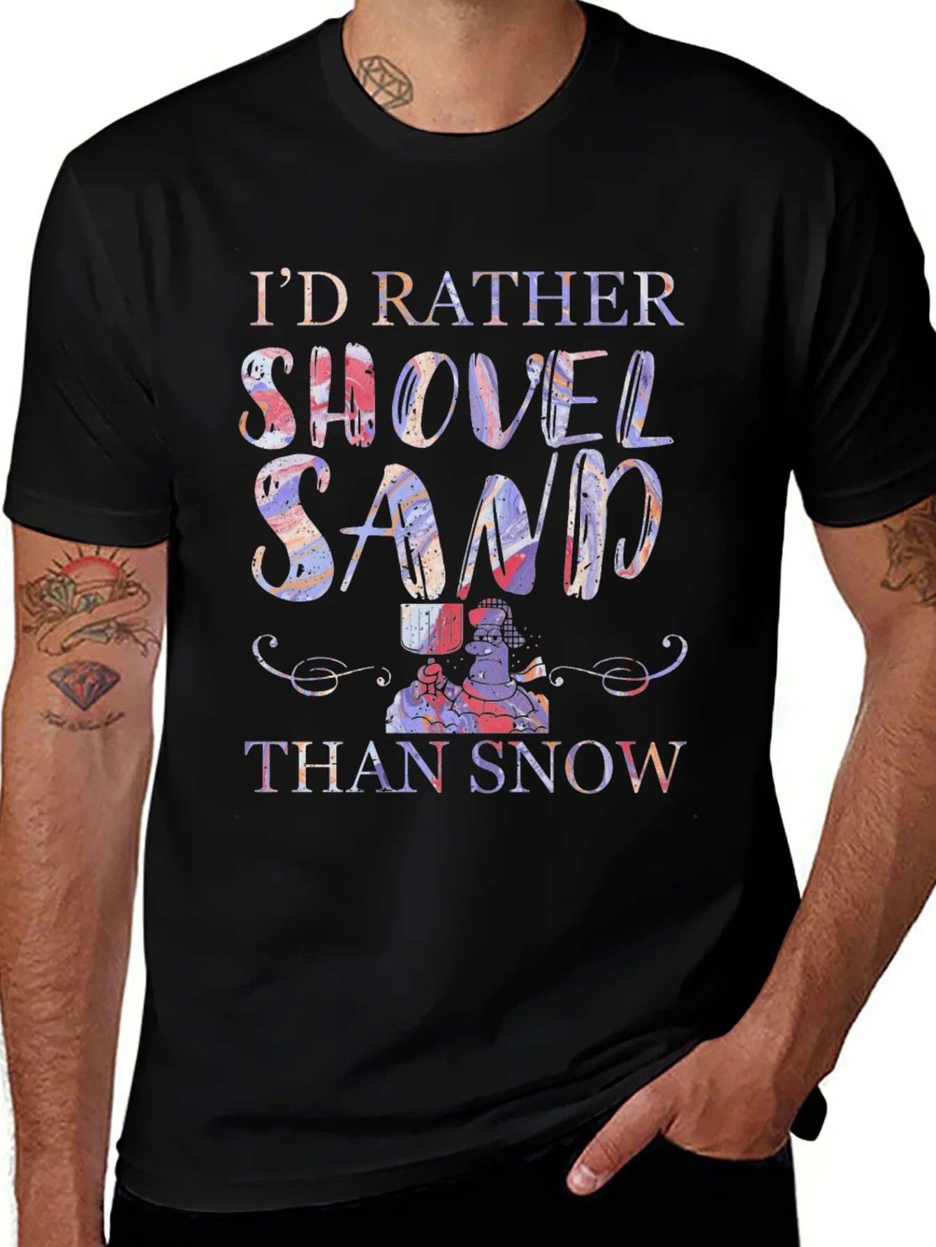 Rebbecca Shovel Sand Graphic T-Shirt