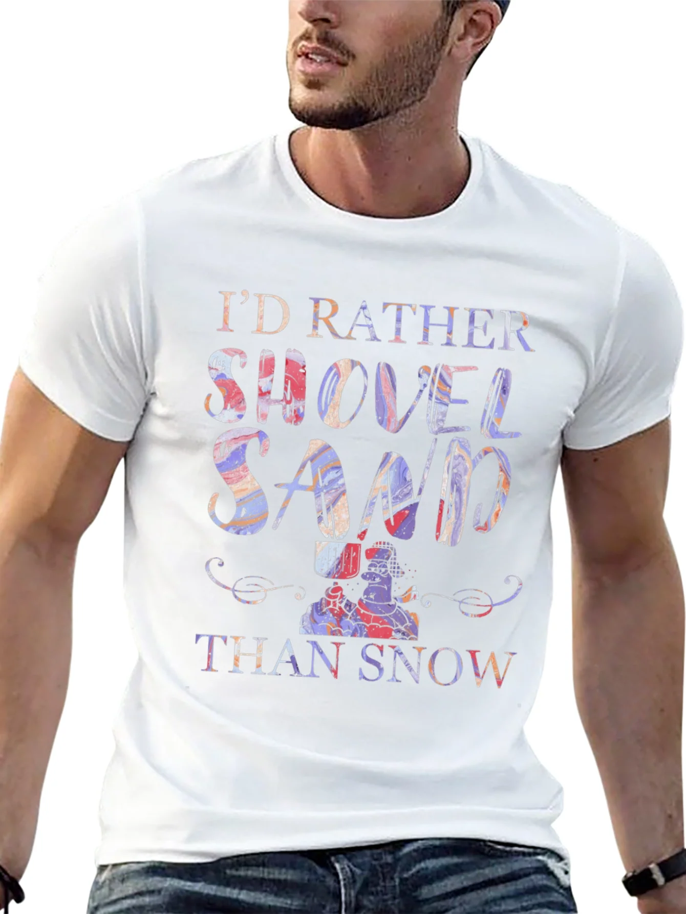 Rebbecca Shovel Sand Graphic T-Shirt