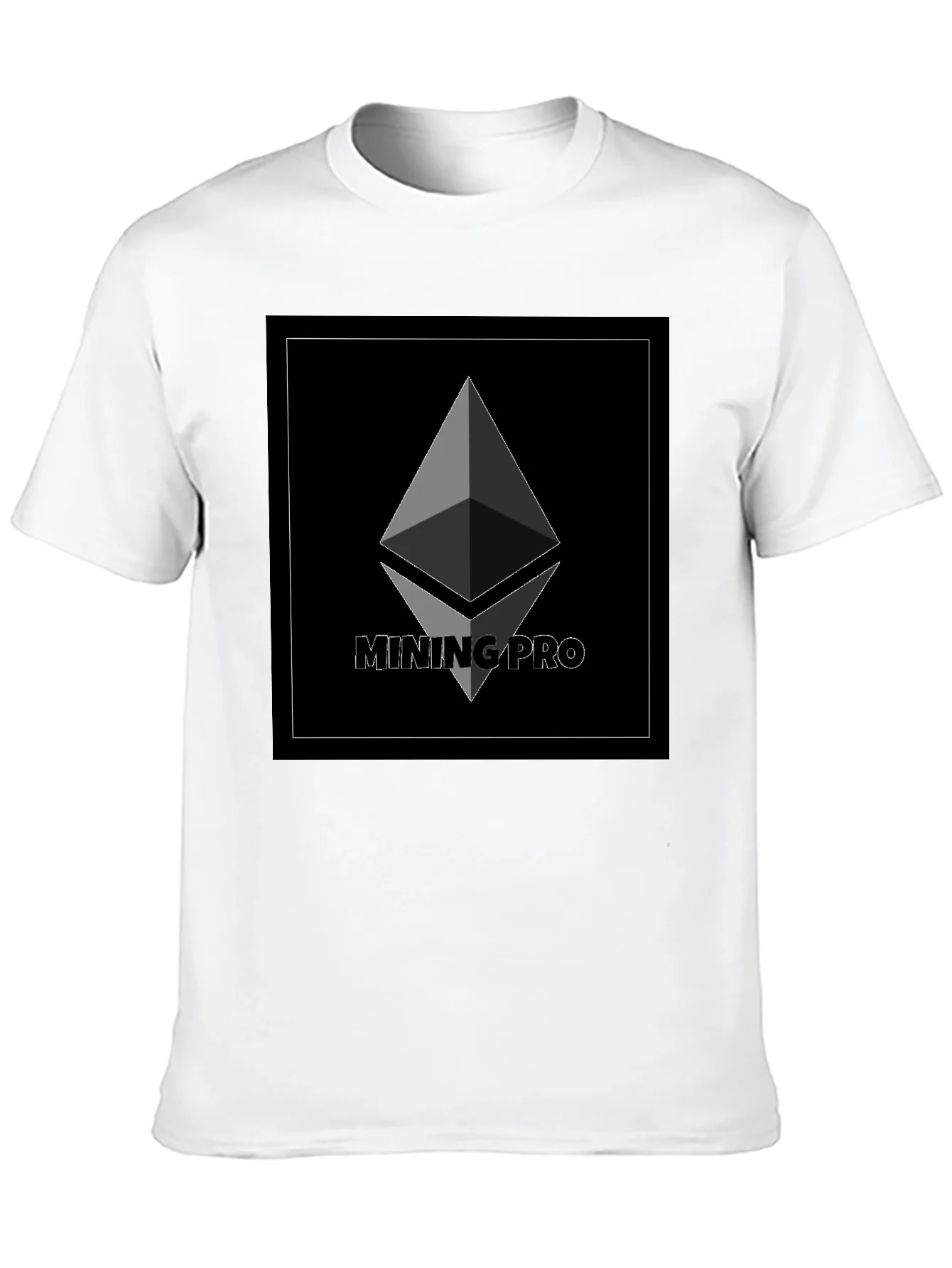 Camiseta Negra Mining Pro - Dise?o Cripto