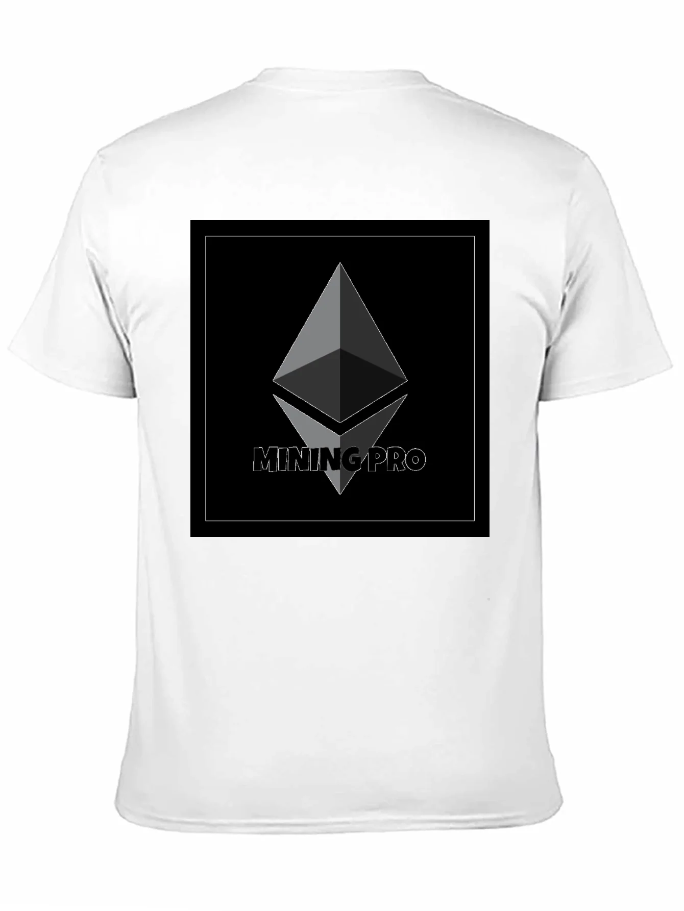 Camiseta Negra Mining Pro - Dise?o Cripto