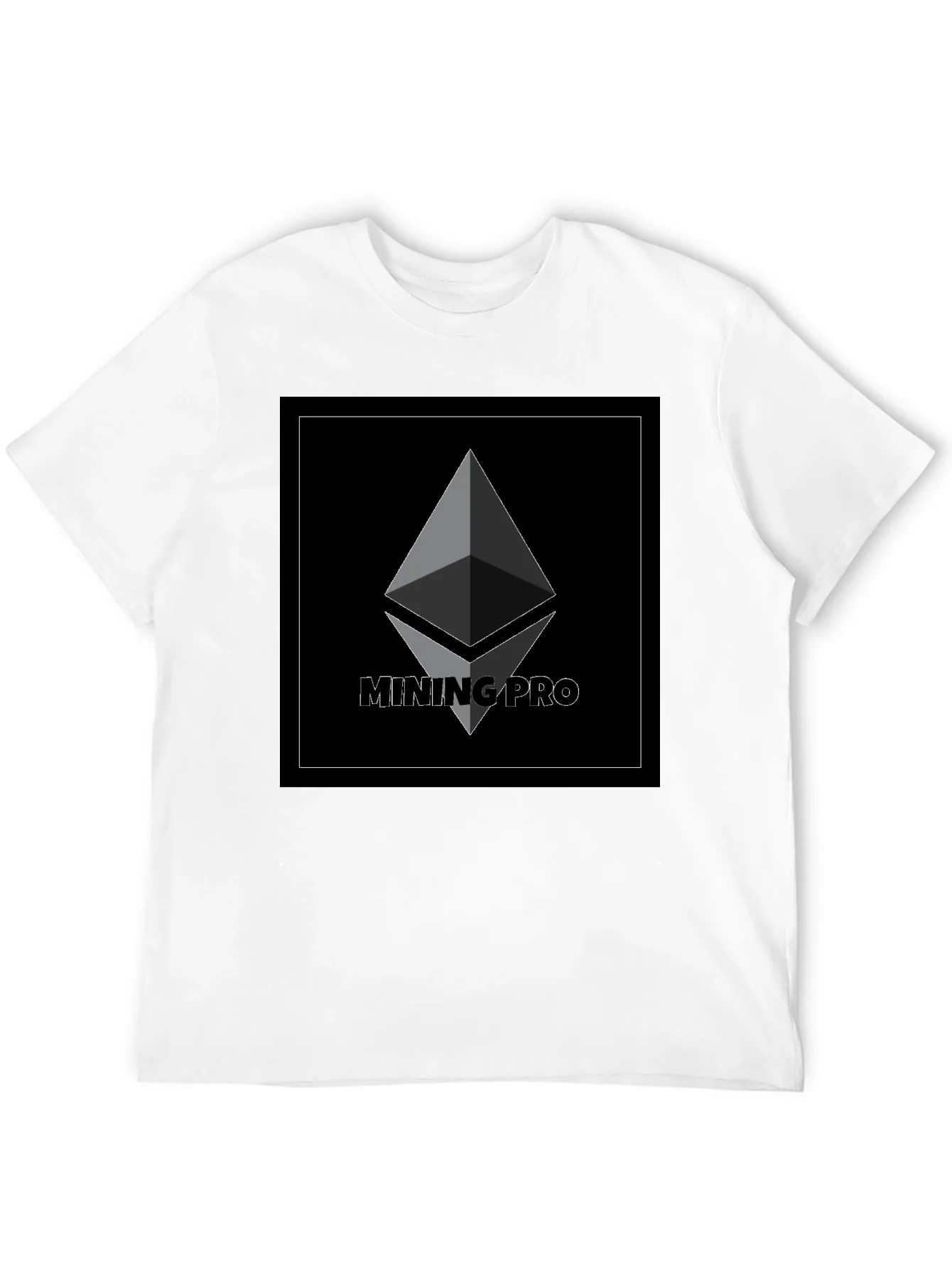 Camiseta Negra Mining Pro - Dise?o Cripto