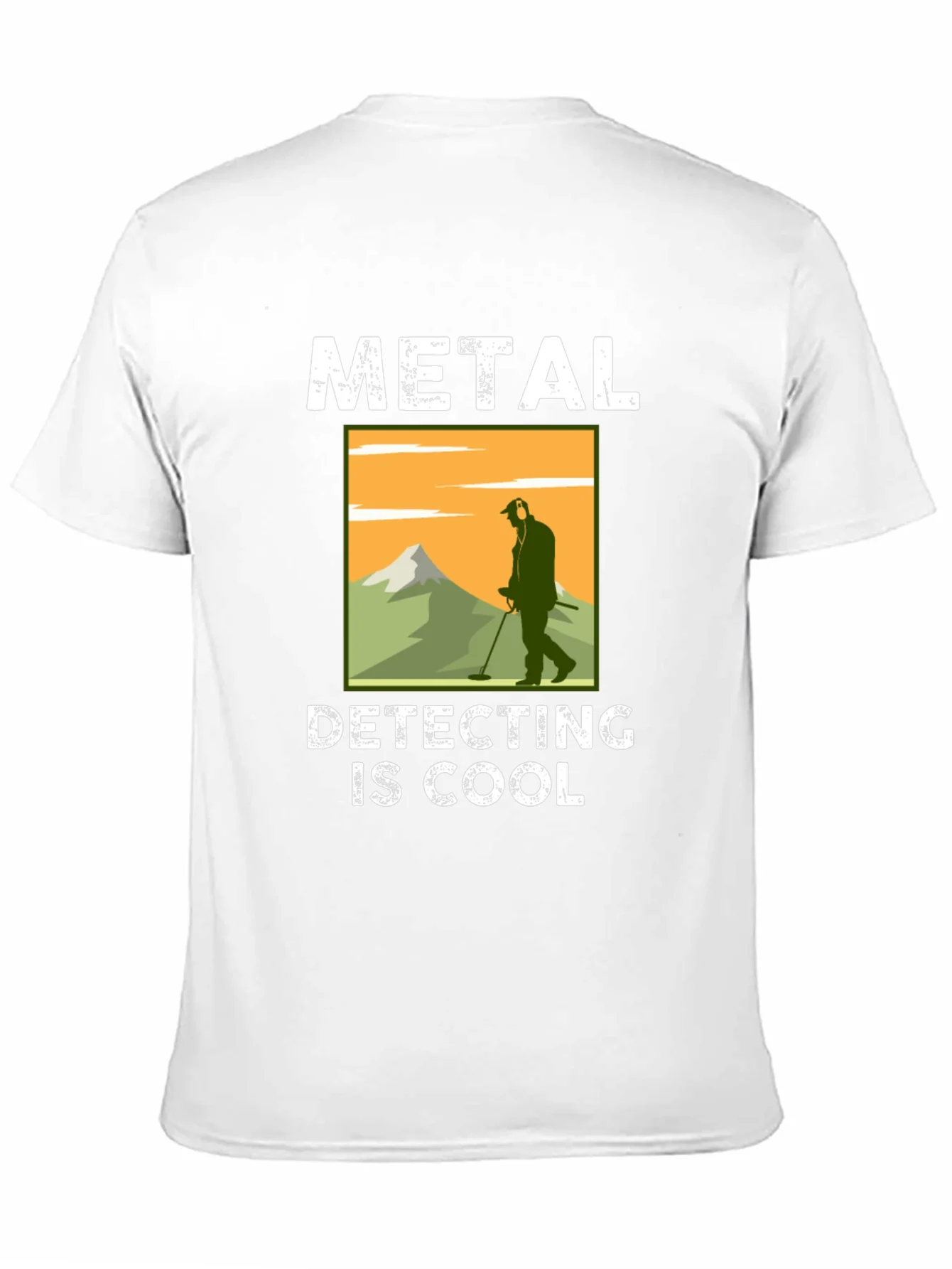 Camiseta Negra: Metal Detecting Is Cool