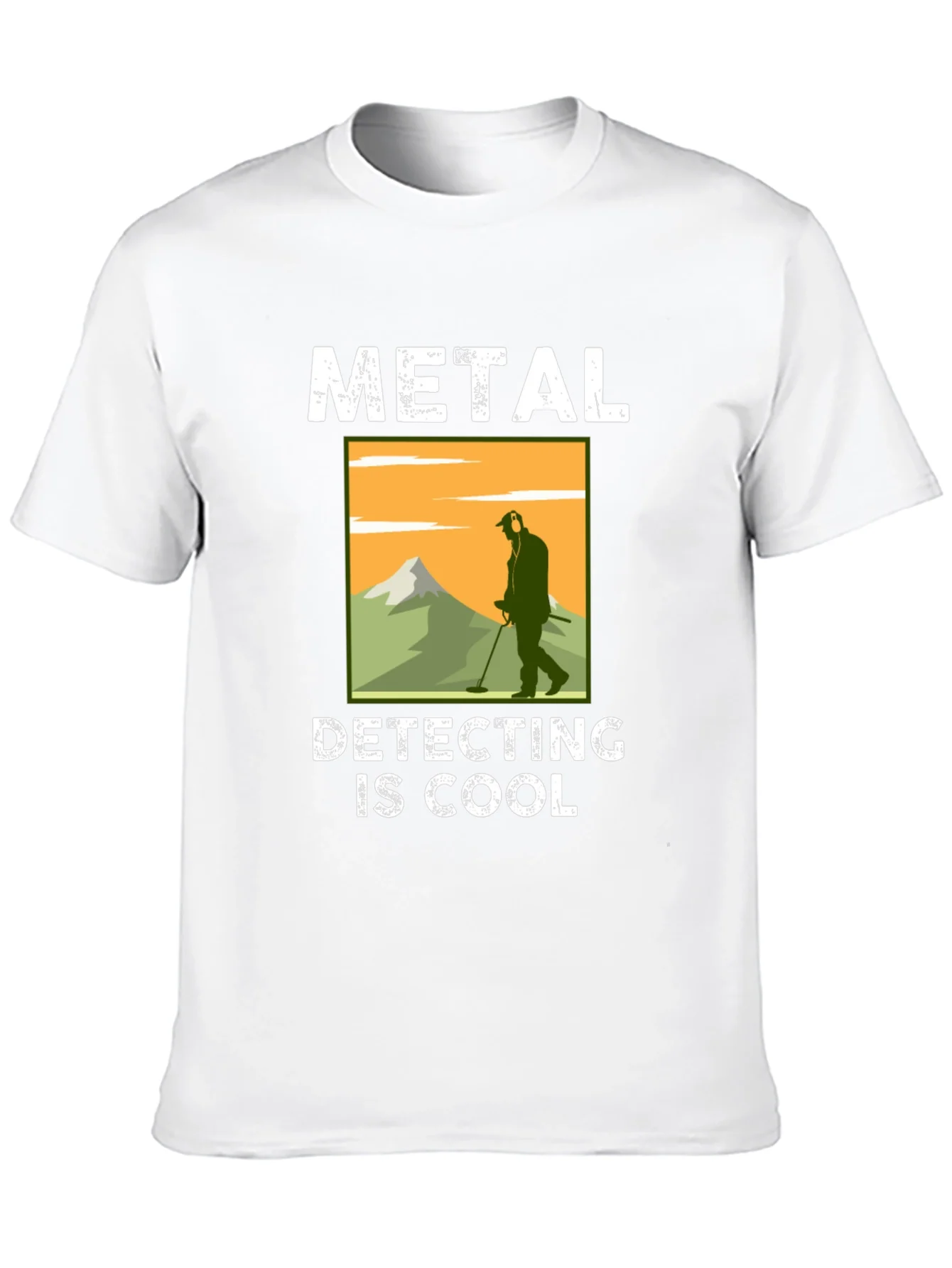 Camiseta Negra: Metal Detecting Is Cool