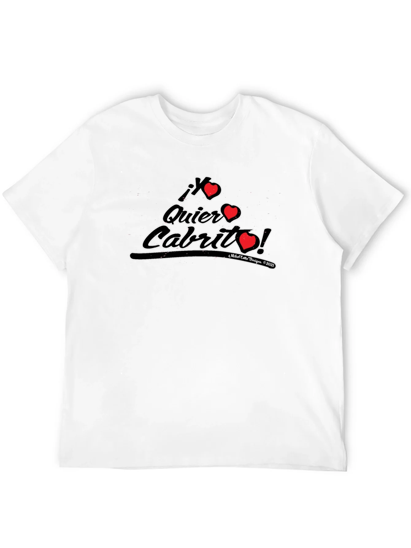 Camiseta Negra: ?Yo Quiero Cabrito! Dise?o Divertido