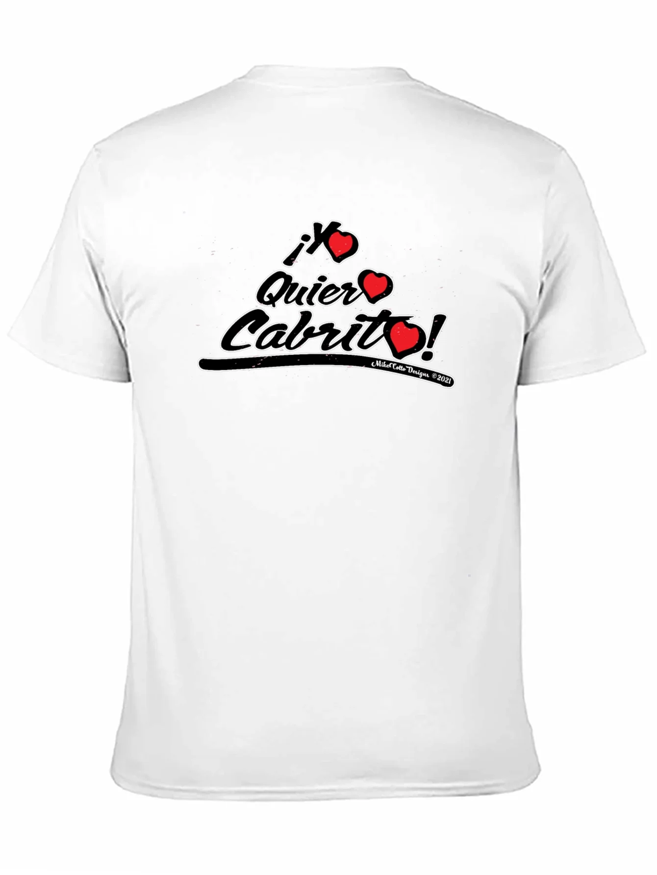 Camiseta Negra: ?Yo Quiero Cabrito! Dise?o Divertido