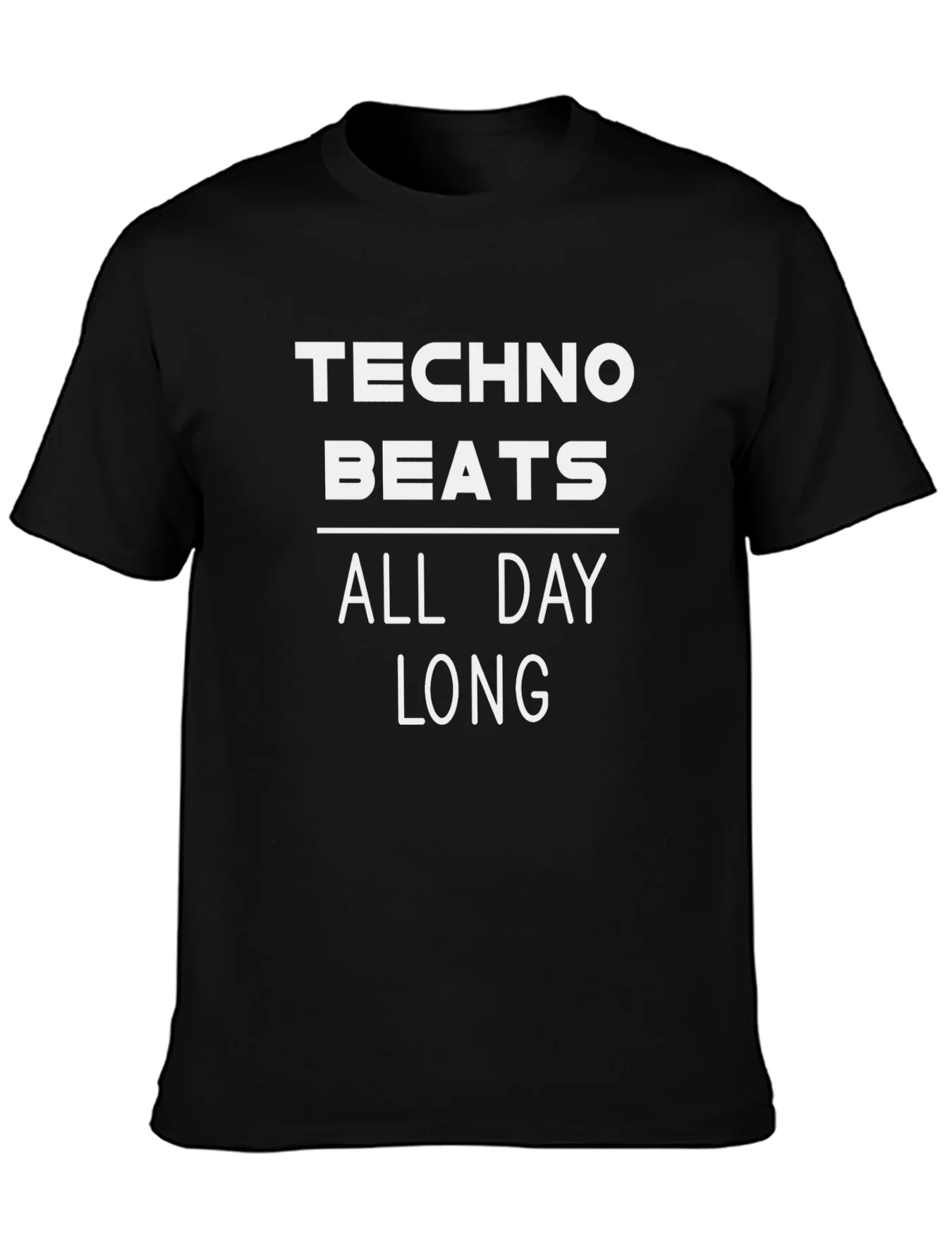 Rebbecca Techno Beats All Day Long Graphic Tee