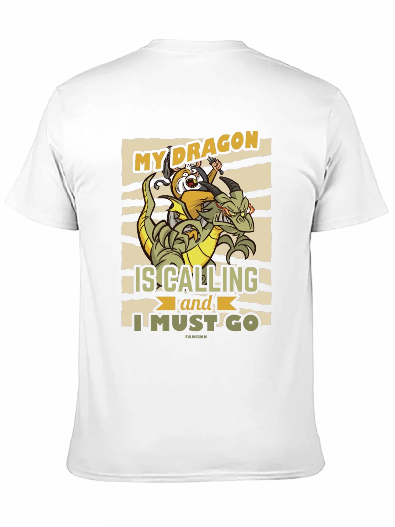 Camiseta Negra My Dragon is Calling