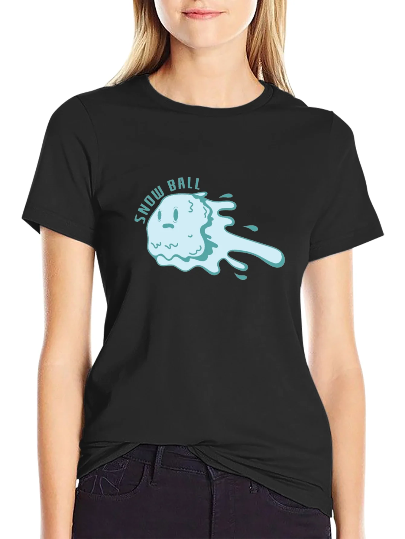 Rebbecca Snow Ball T-Shirt - Fun Graphic Tee