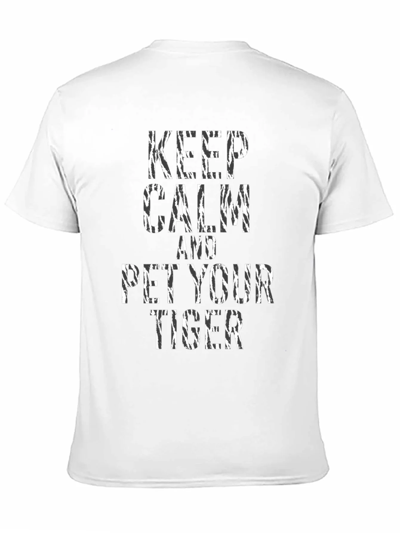Rebbecca Keep Calm and Pet Your Tiger Graphic T-Shirt