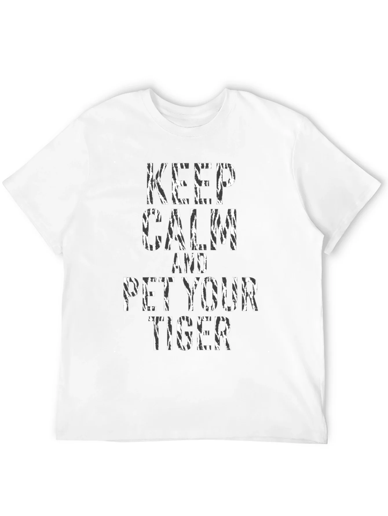 Rebbecca Keep Calm and Pet Your Tiger Graphic T-Shirt