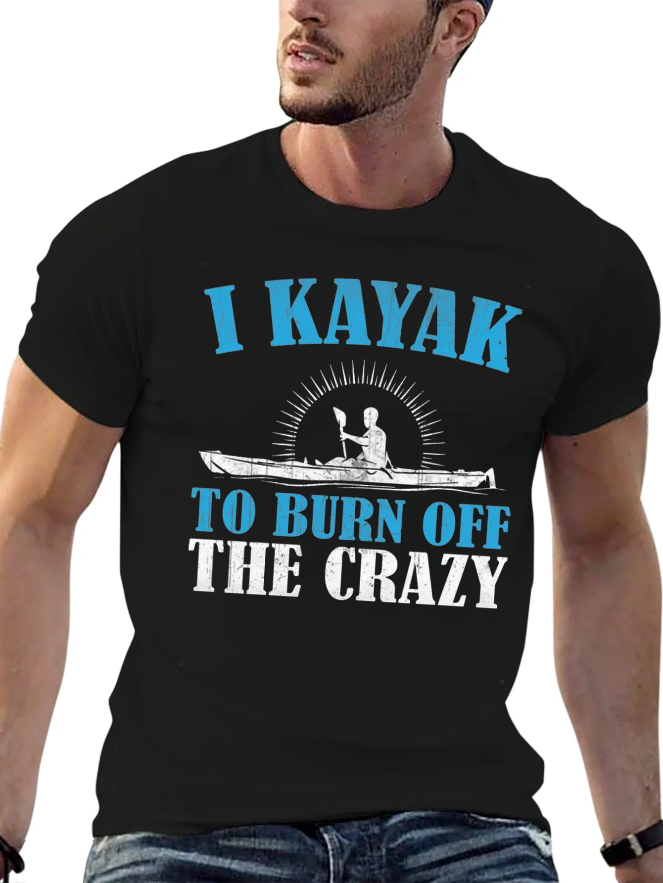 Rebbecca I Kayak To Burn Off The Crazy T-Shirt