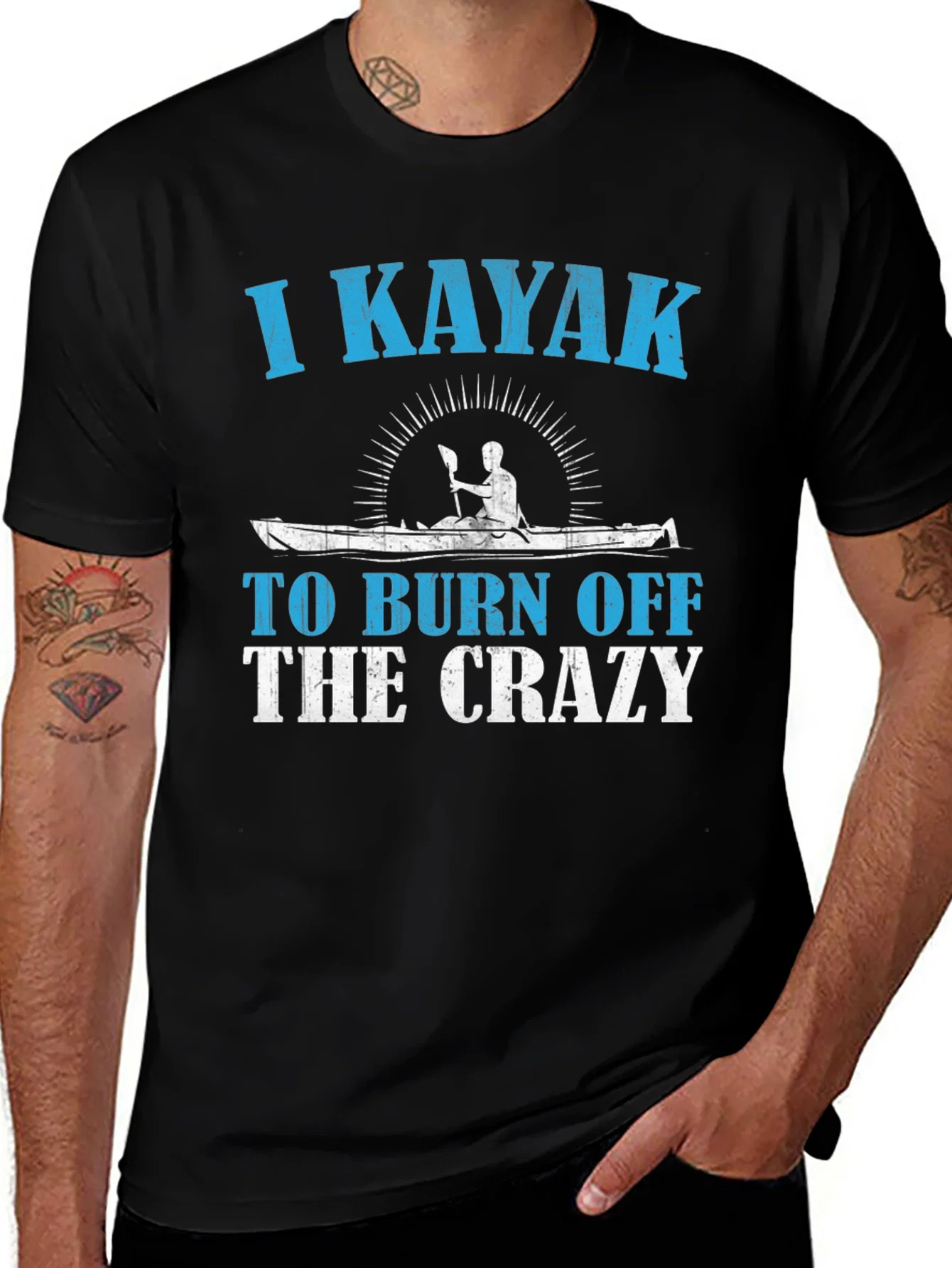 Rebbecca I Kayak To Burn Off The Crazy T-Shirt