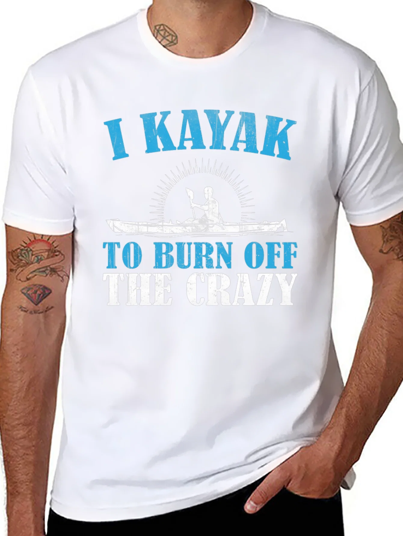 Rebbecca I Kayak To Burn Off The Crazy T-Shirt