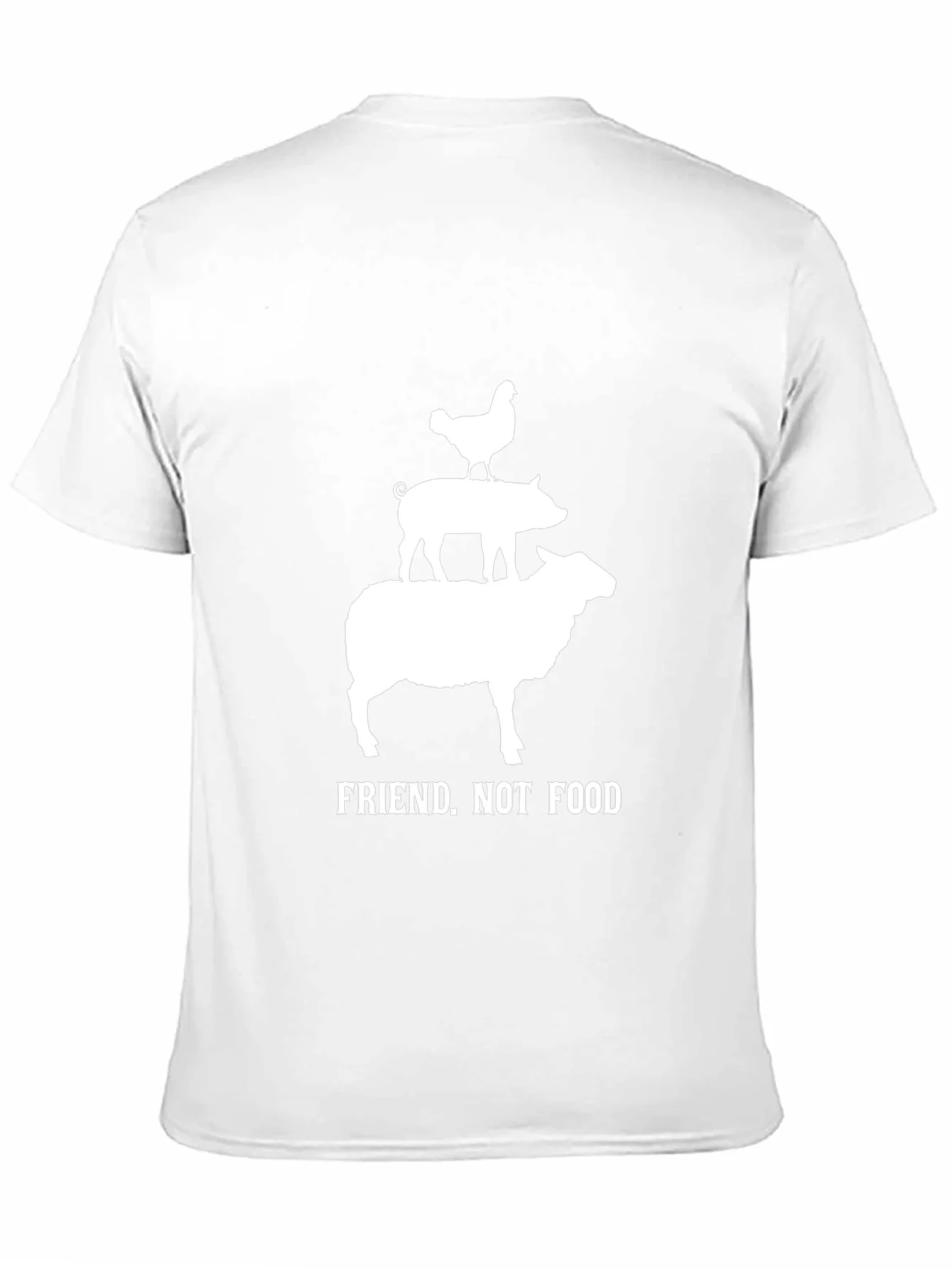 Camiseta Vegana Amigo no comida