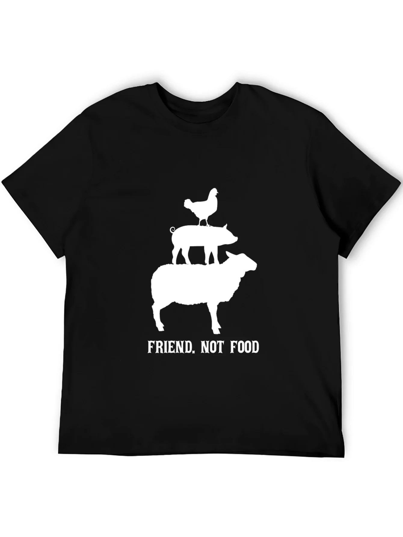 Camiseta Vegana Amigo no comida