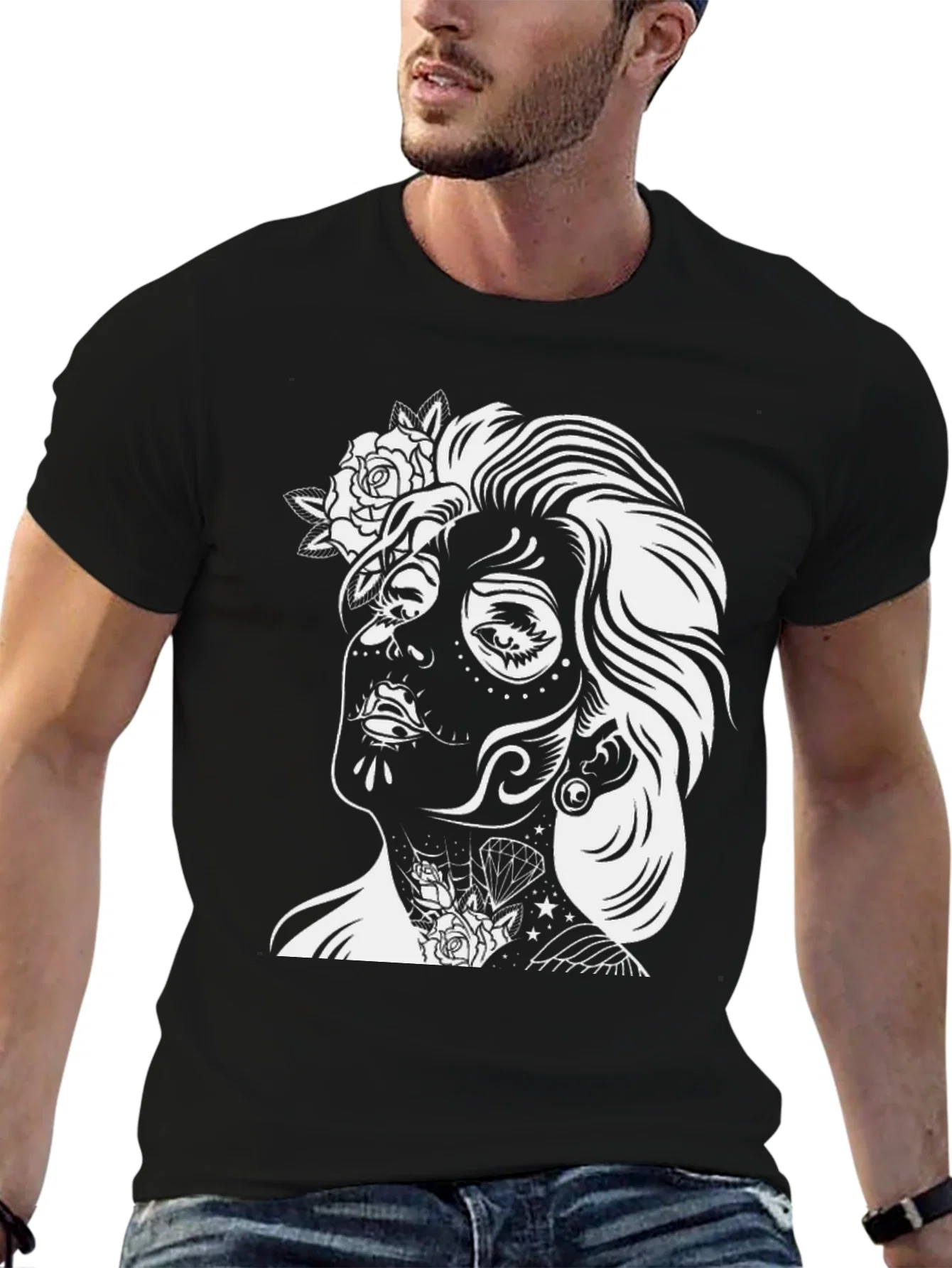 Rebbecca Day of the Dead Woman Graphic Tee