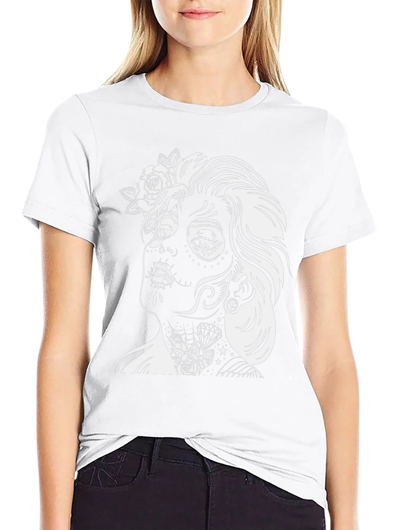 Rebbecca Day of the Dead Woman Graphic Tee