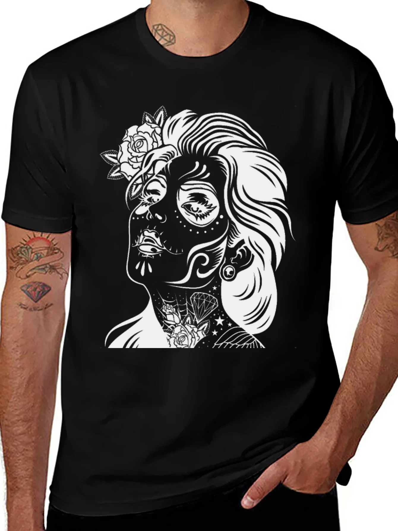 Rebbecca Day of the Dead Woman Graphic Tee
