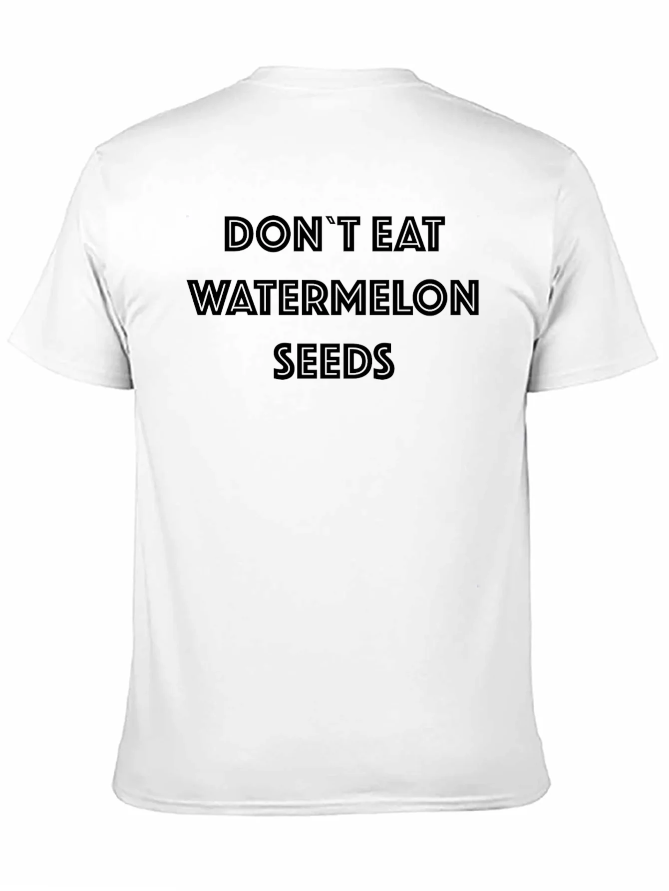 Camiseta Negra: No Comas Semillas de Sand¨ªa