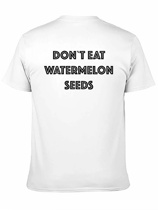 Camiseta Negra: No Comas Semillas de Sand¨ªa