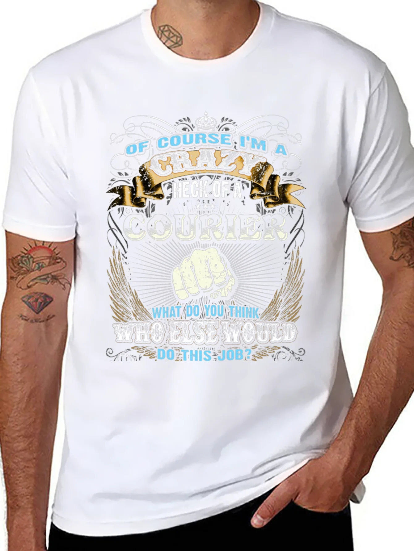 Rebbecca Crazy Courier Graphic T-Shirt
