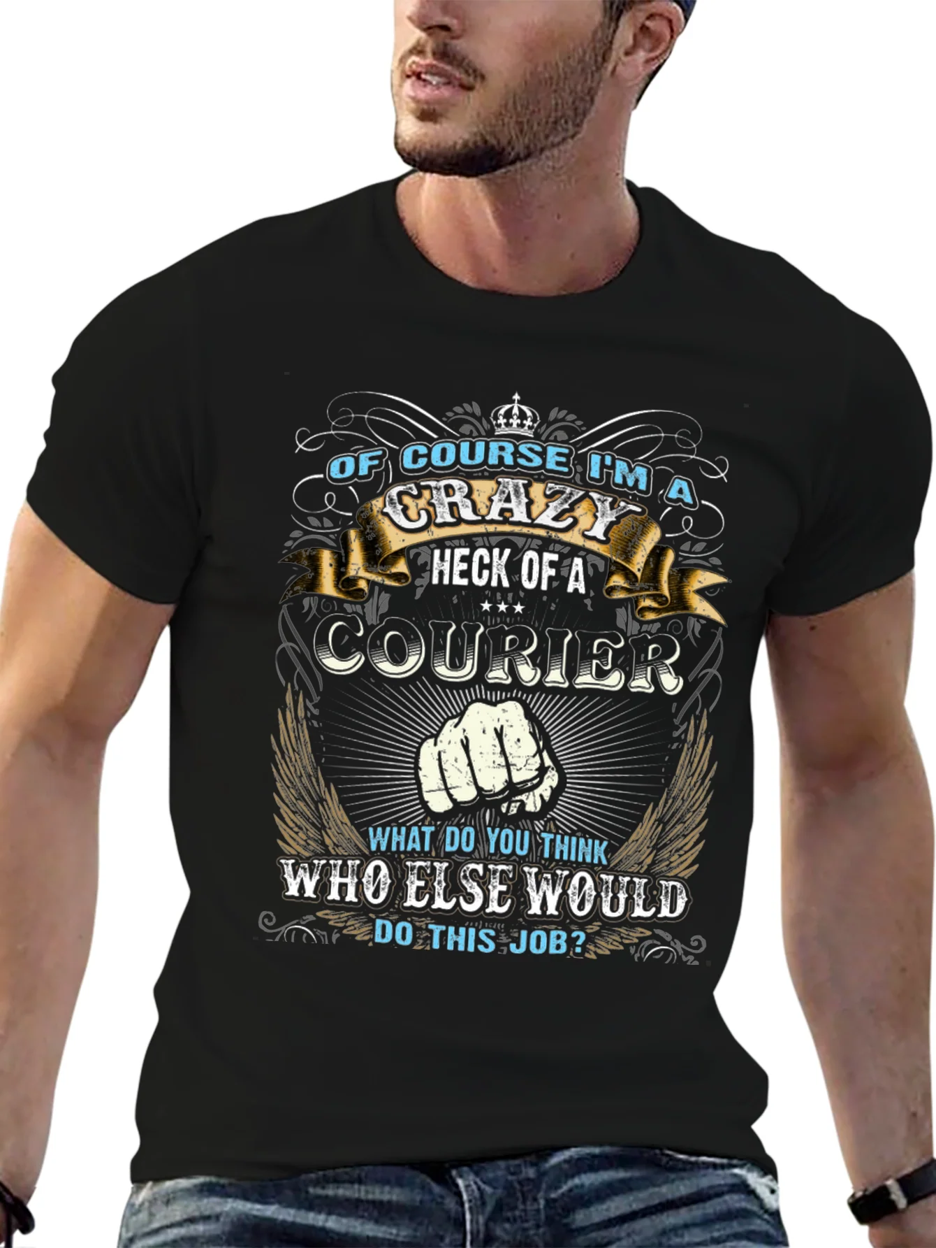 Rebbecca Crazy Courier Graphic T-Shirt