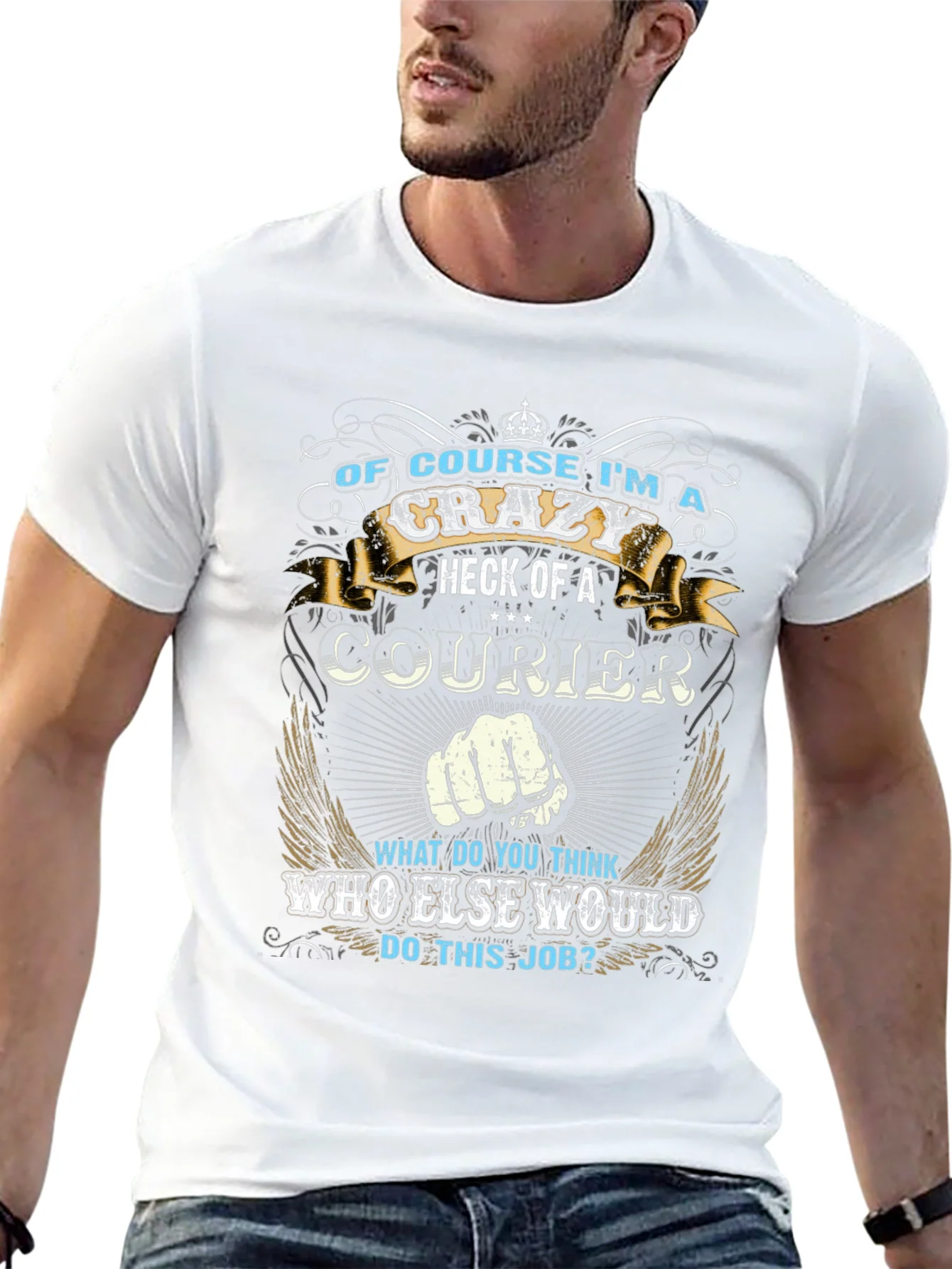 Rebbecca Crazy Courier Graphic T-Shirt