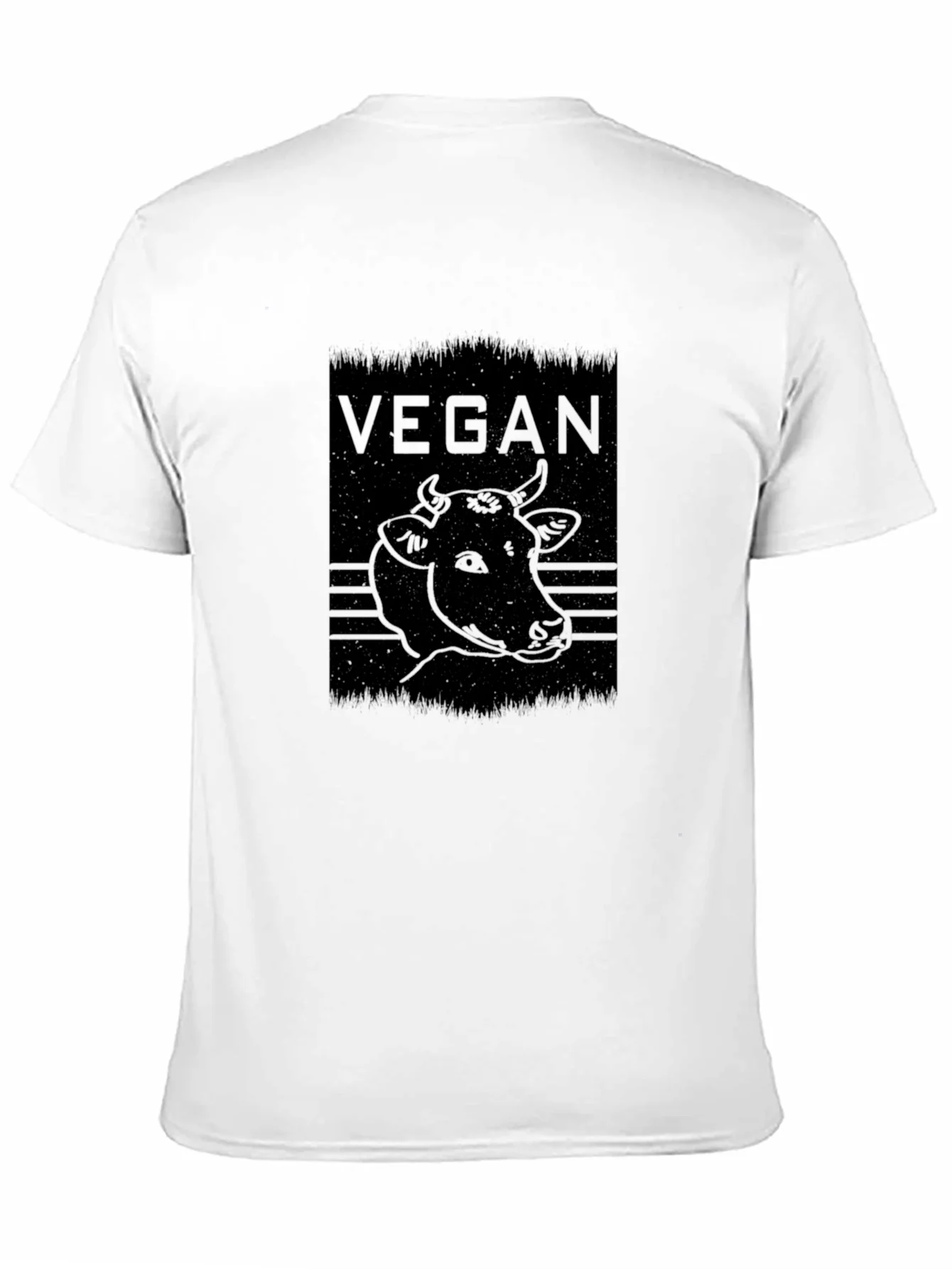 Rebbecca Vegan Cow Graphic Tee - Black