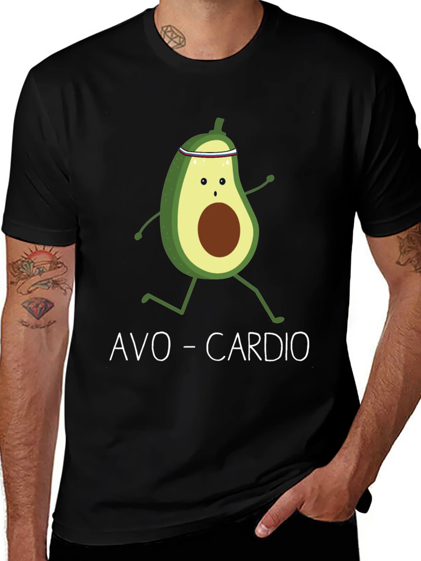 Rebbecca Avo-Cardio Avocado Running Graphic T-Shirt
