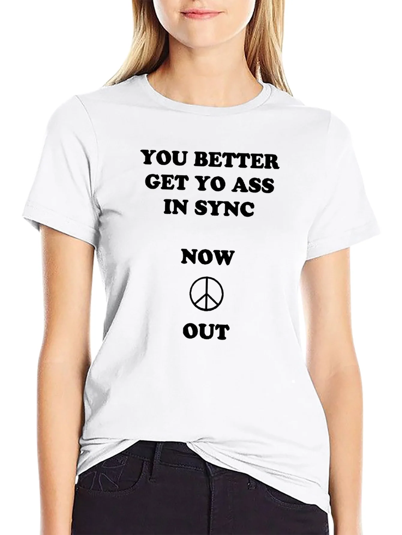 Rebbecca Get Yo Ass in Sync T-Shirt