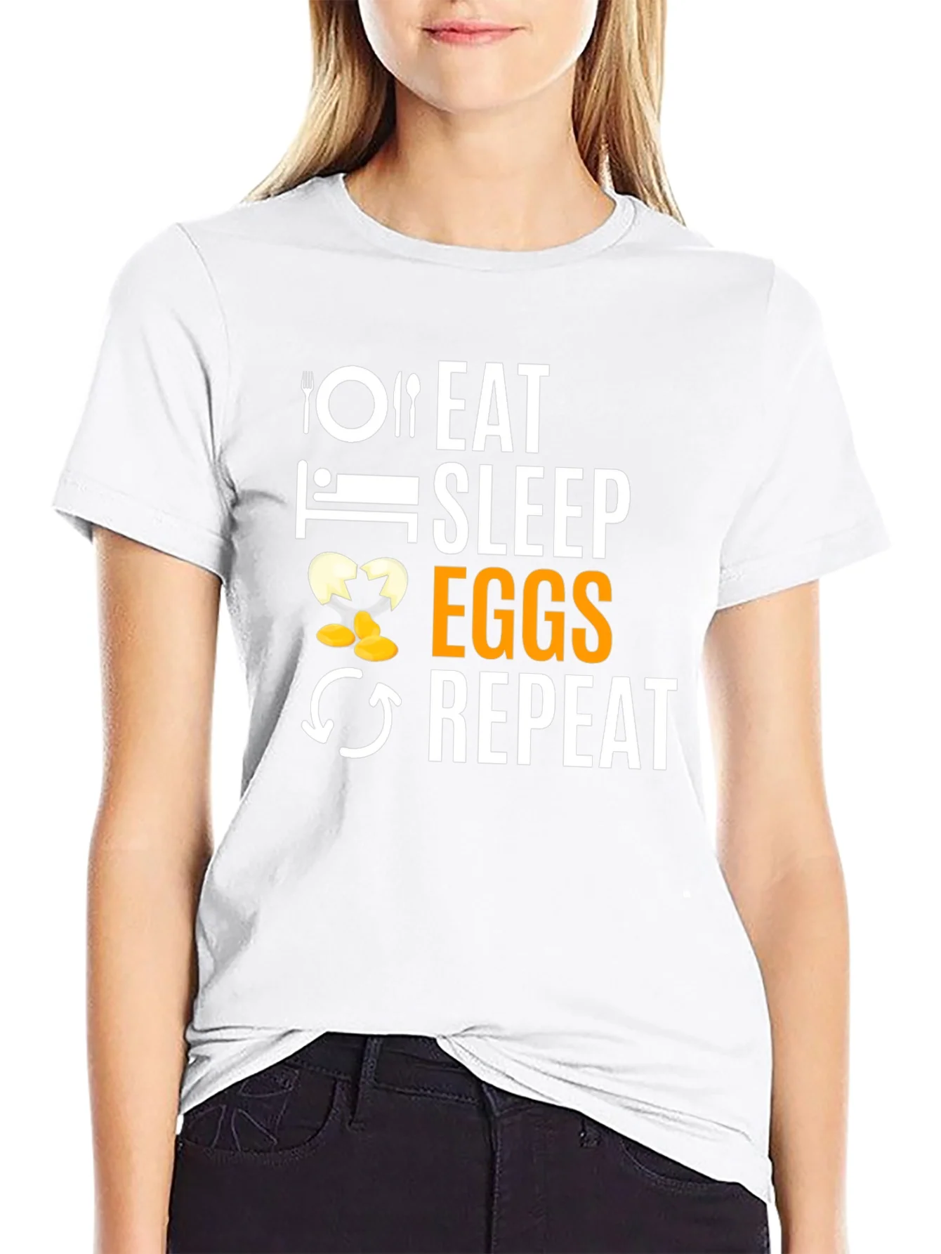 Camiseta Eat Sleep Eggs Repeat