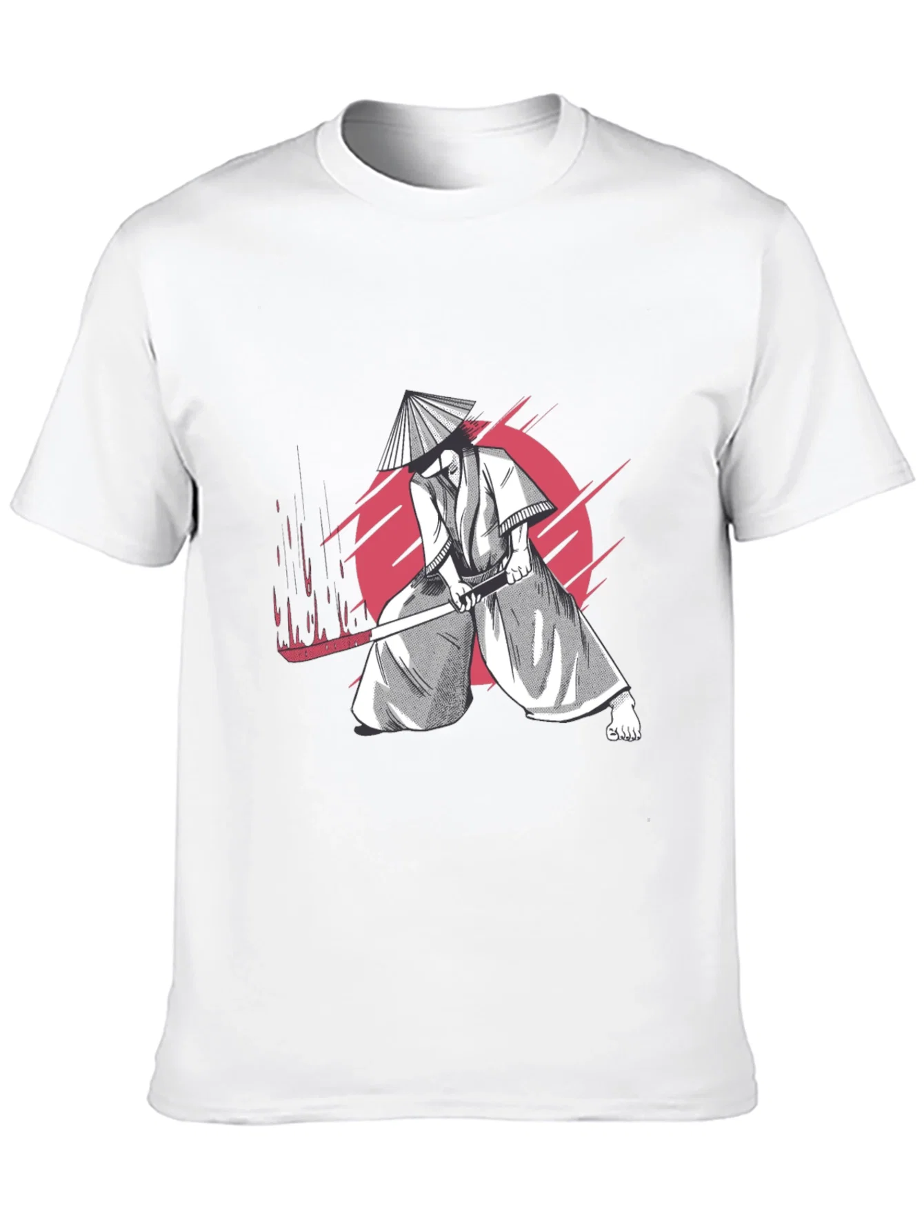 Rebbecca Samurai Graphic T-Shirt - Cool Martial Arts Design