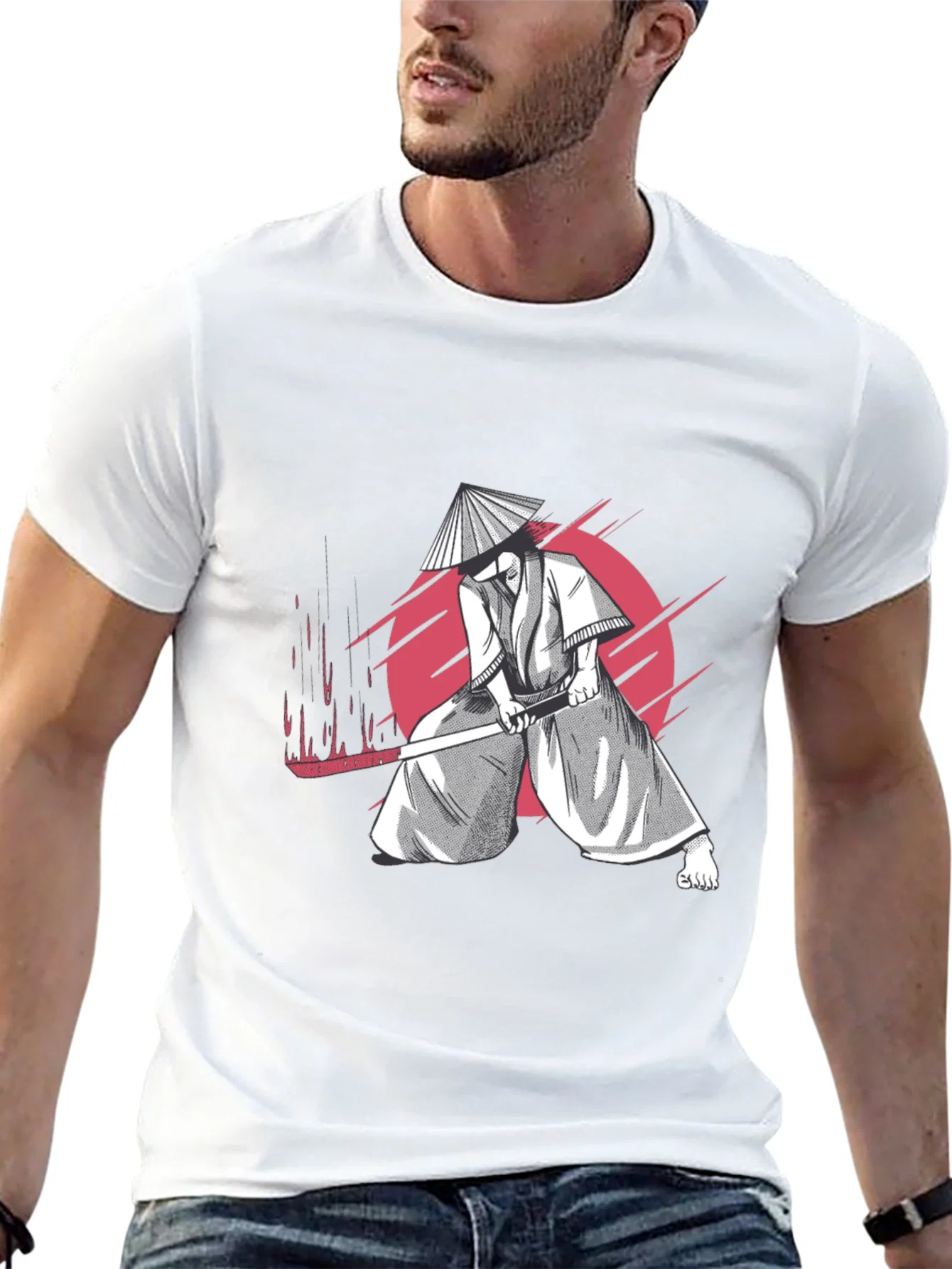 Rebbecca Samurai Graphic T-Shirt - Cool Martial Arts Design