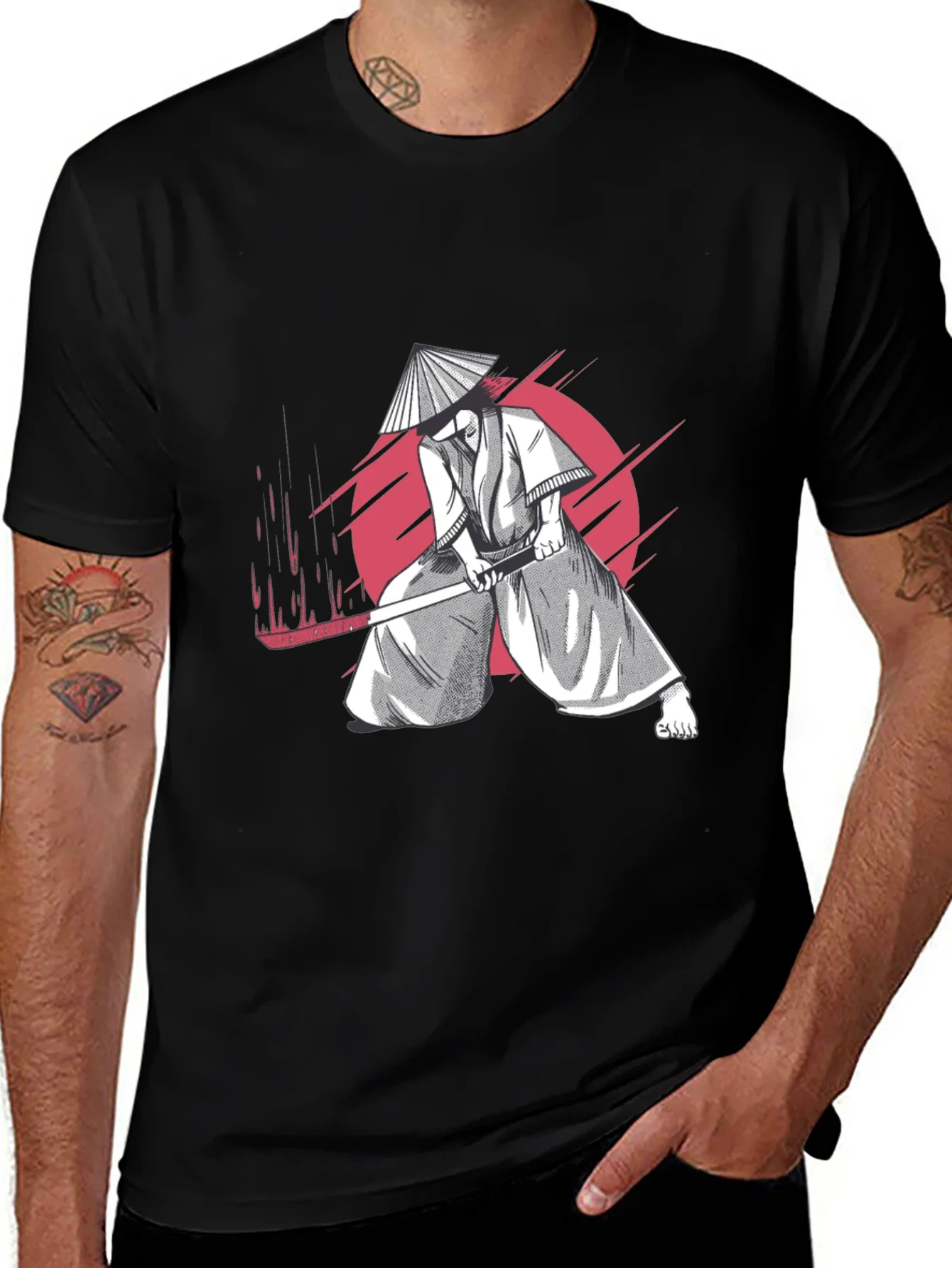 Rebbecca Samurai Graphic T-Shirt - Cool Martial Arts Design